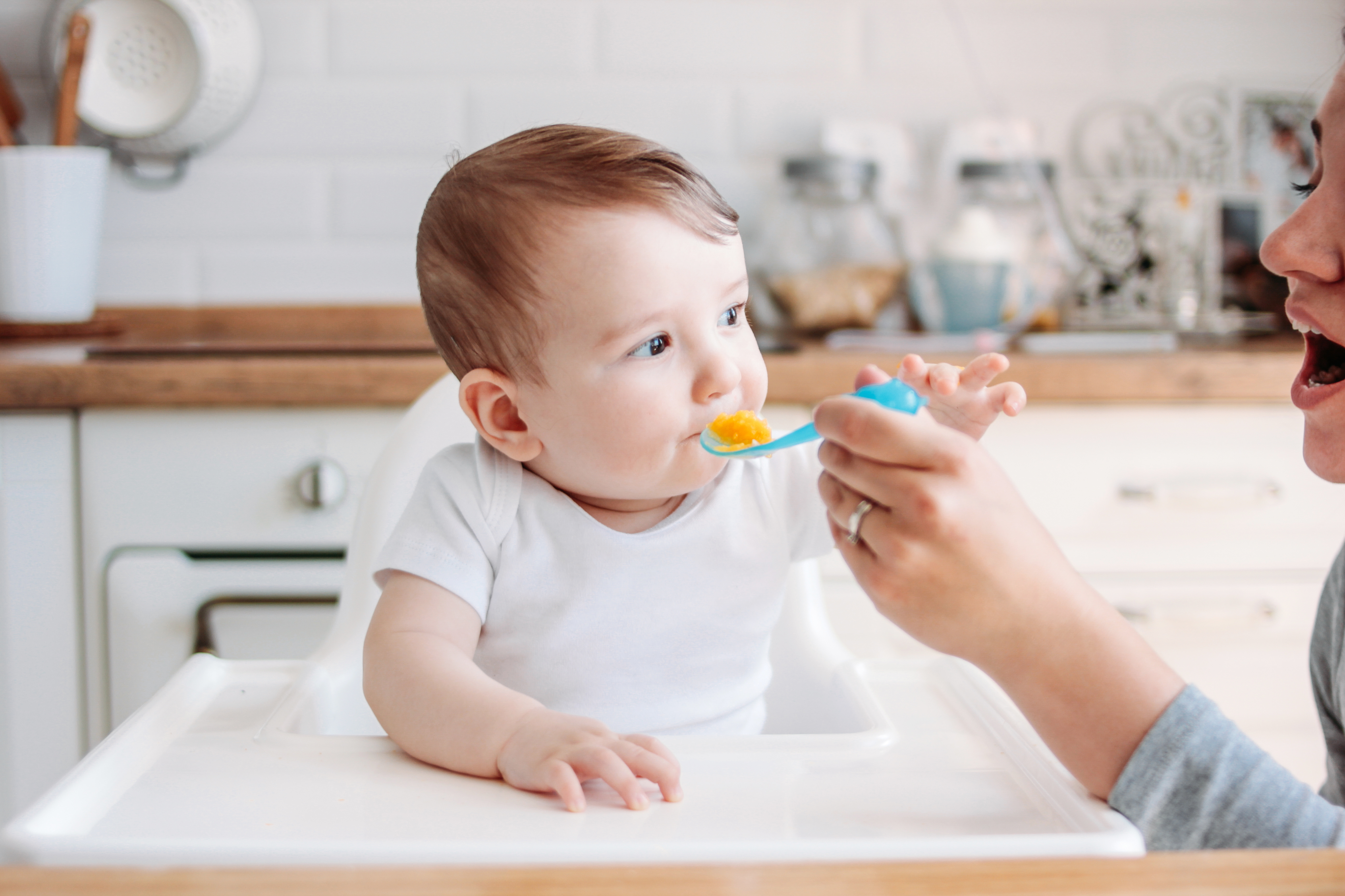 baby eating